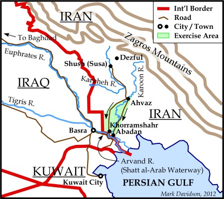 Map of Basij Exercise