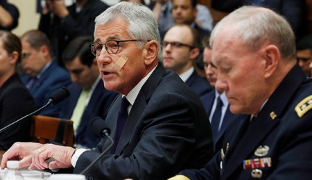 U.S. Secretary of Defense speaks to Congressional Committee about Syria (Reuters photo)