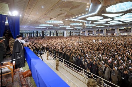 Supreme Leader Khamenei address Basij leadership during Basij Week 2014