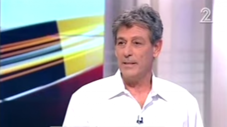 Ram Ben Barak in a TV screen capture on July 4th.  Photo from Times of Israel.