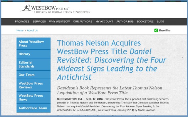 Thomas Nelson acquires Daniel Revisited.