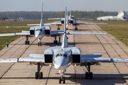 Russian Tu-22M3 bombers.  (Wikipedia photo)